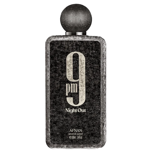 Afnan 9pm Night Out perfume bottle, INSAURA