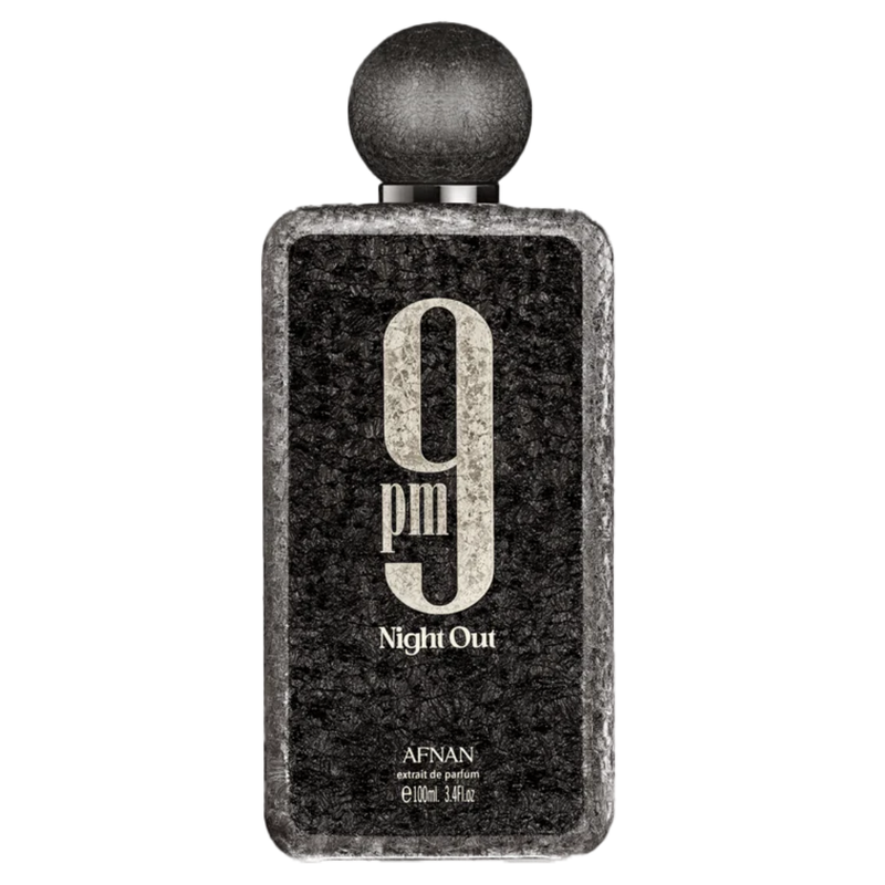 Afnan 9pm Night Out perfume bottle, INSAURA