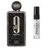 Afnan 9pm Night Out perfume bottle with 5ml decant spray, INSAURA
