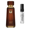 French Avenue Liquid Brun Limited Edition perfume bottle with 5ml decant spray, INSAURA