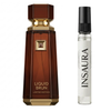 French Avenue Liquid Brun Limited Edition perfume bottle with 10ml decant spray, INSAURA