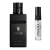 Maison Asrar III Thriller perfume bottle with 5ml decant spray, INSAURA