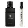 Maison Asrar III Thriller perfume bottle with 10ml decant spray, INSAURA